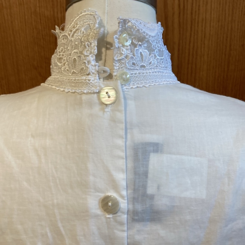 vintage NWT Scott McClintock puffy shoulder blouse 6 - Picture 6 of 15